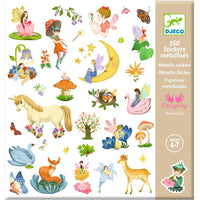 DJECO stickers Fantasy metallic 4 yrs+