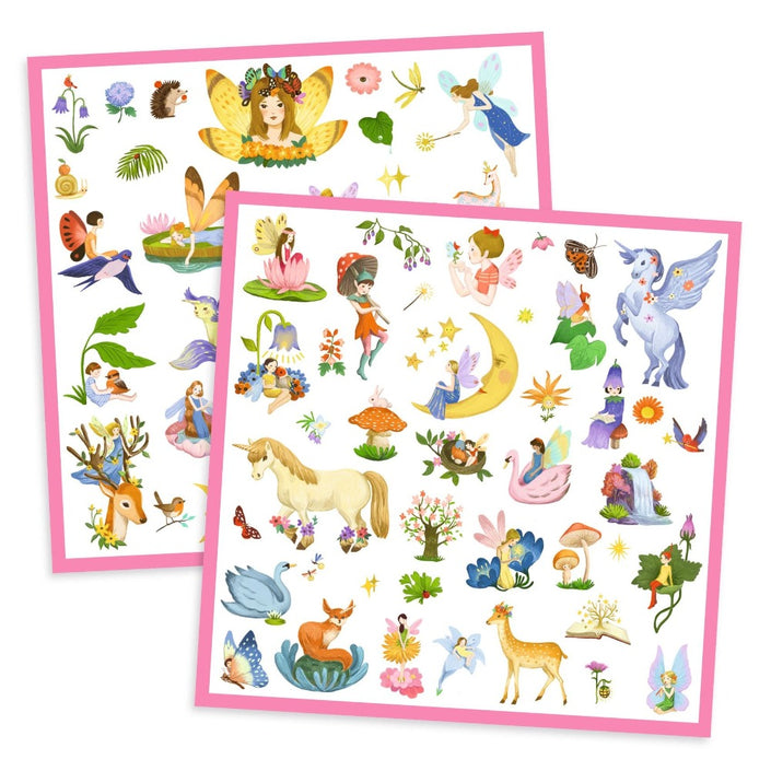 DJECO stickers Fantasy metallic 4 yrs+