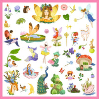 DJECO stickers Fantasy metallic 4 yrs+