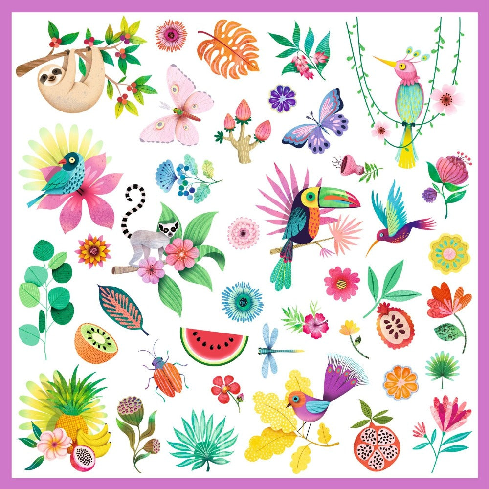 DJECO stickers Paradise 4 yrs+ DJ09271