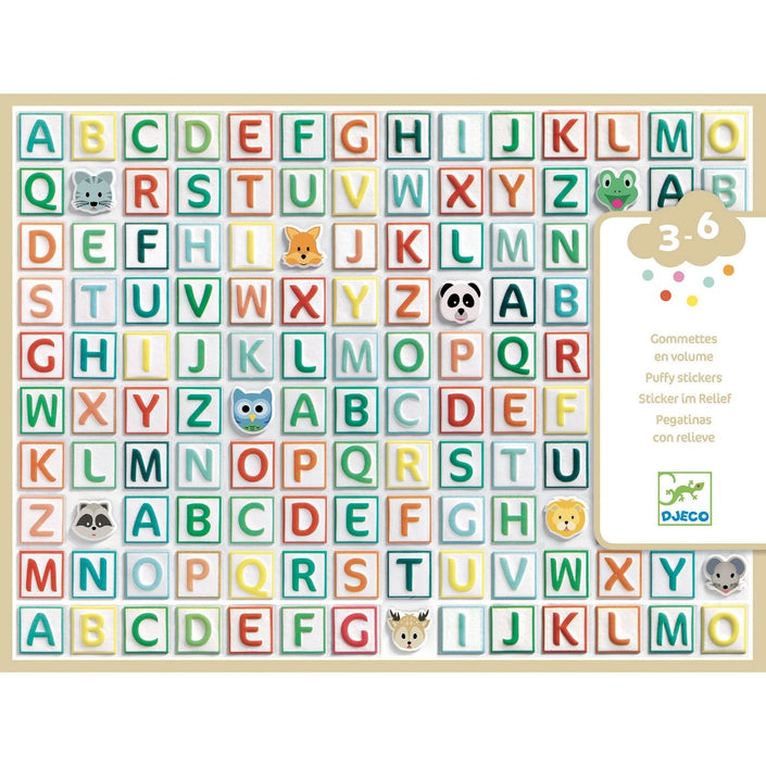 DJECO stickers puffy Alphabet
