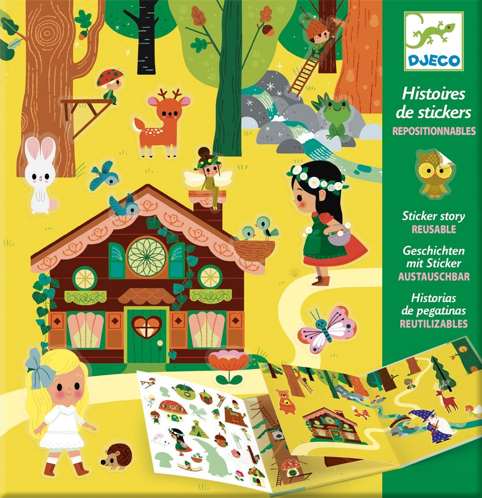 DJECO sticker story Magic forest 4 yrs+
