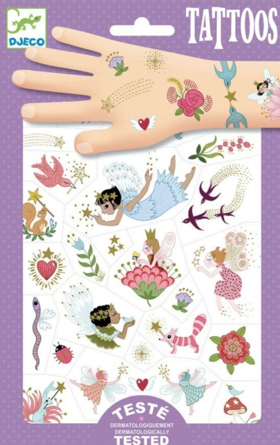 DJECO tattoos Fairy friends