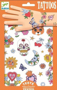 DJECO tattoos Mexican metallic