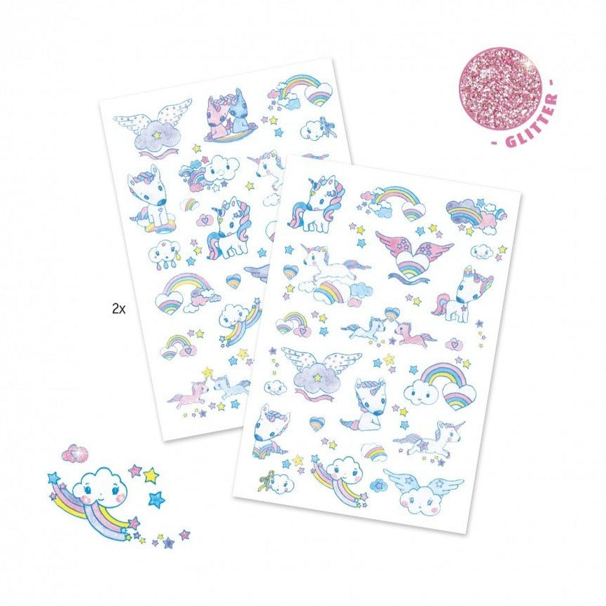 DJECO tattoos Unicorns