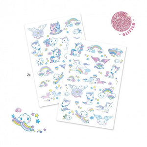 DJECO tattoos Unicorns