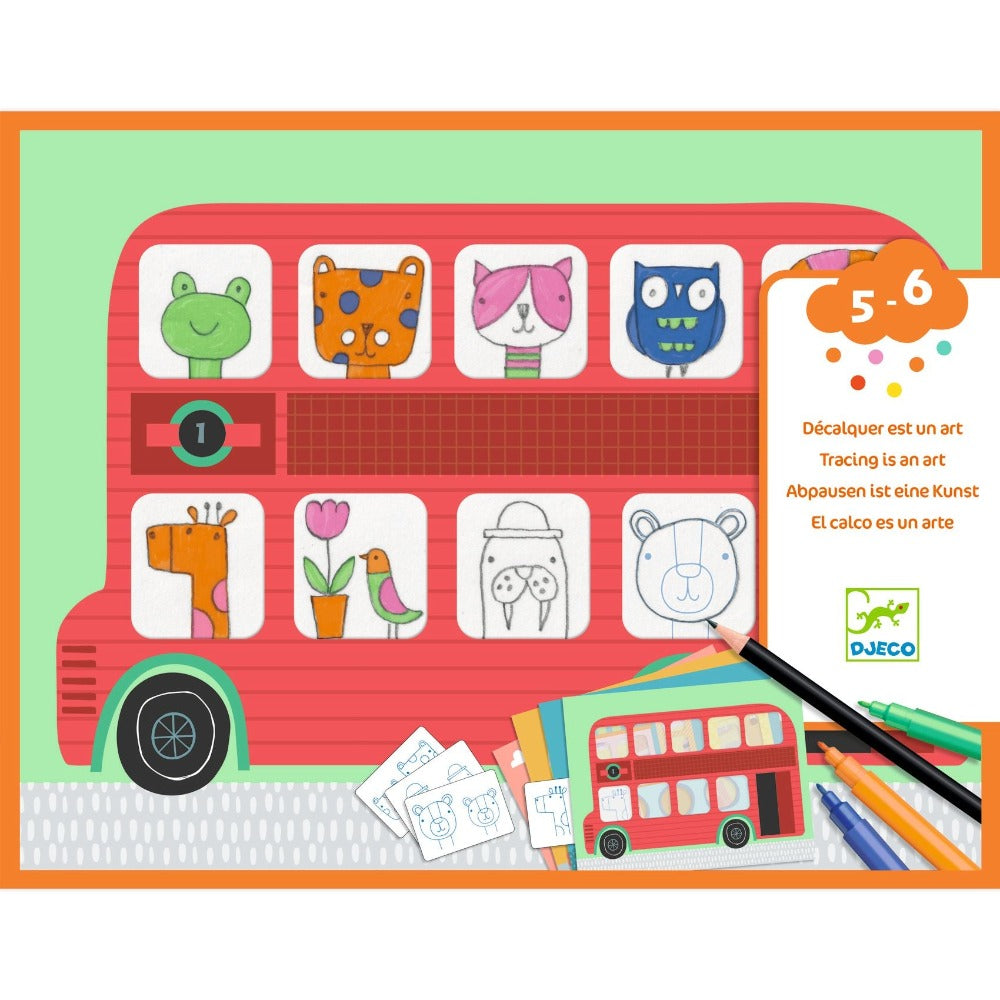 DJECO tracing drawing set 5 yrs+