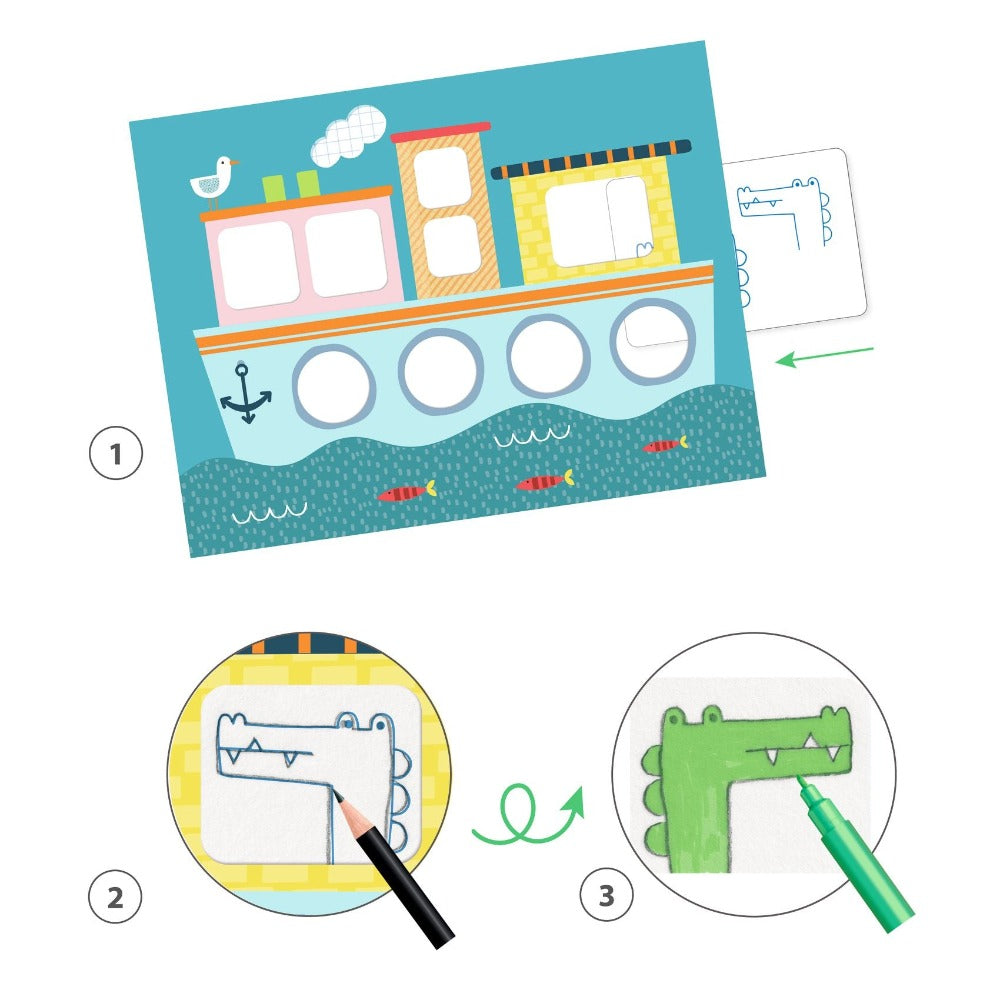 DJECO tracing drawing set 5 yrs+