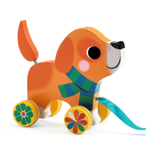 DJECO pull figure leopard Greta 1 yr+