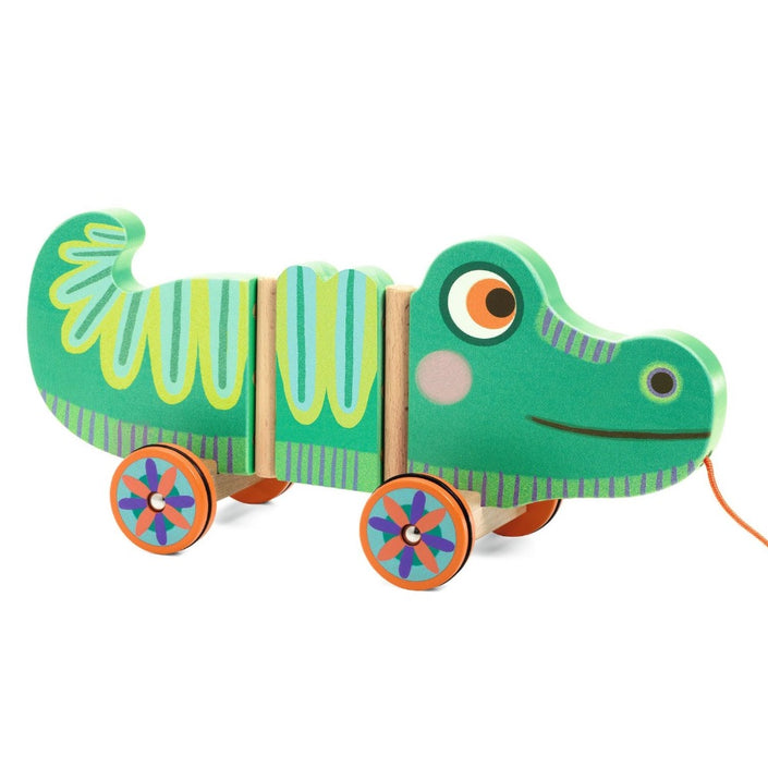 DJECO pull figure crocodile Edgar 18 months +