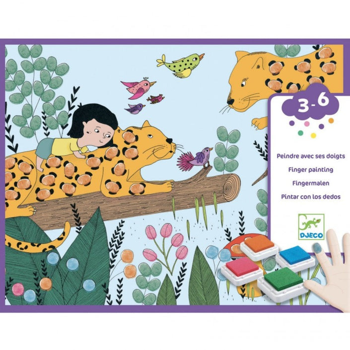 DJECO finger paint stamping 3 yrs+