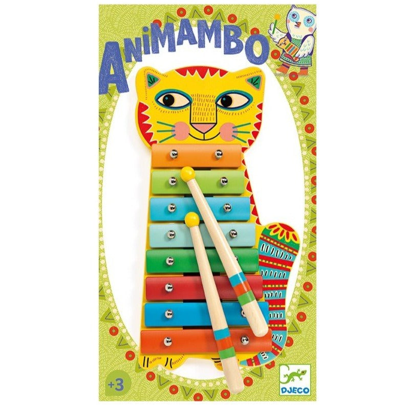 DJECO xylophone cat animambo 3 yrs+ 3070900060029