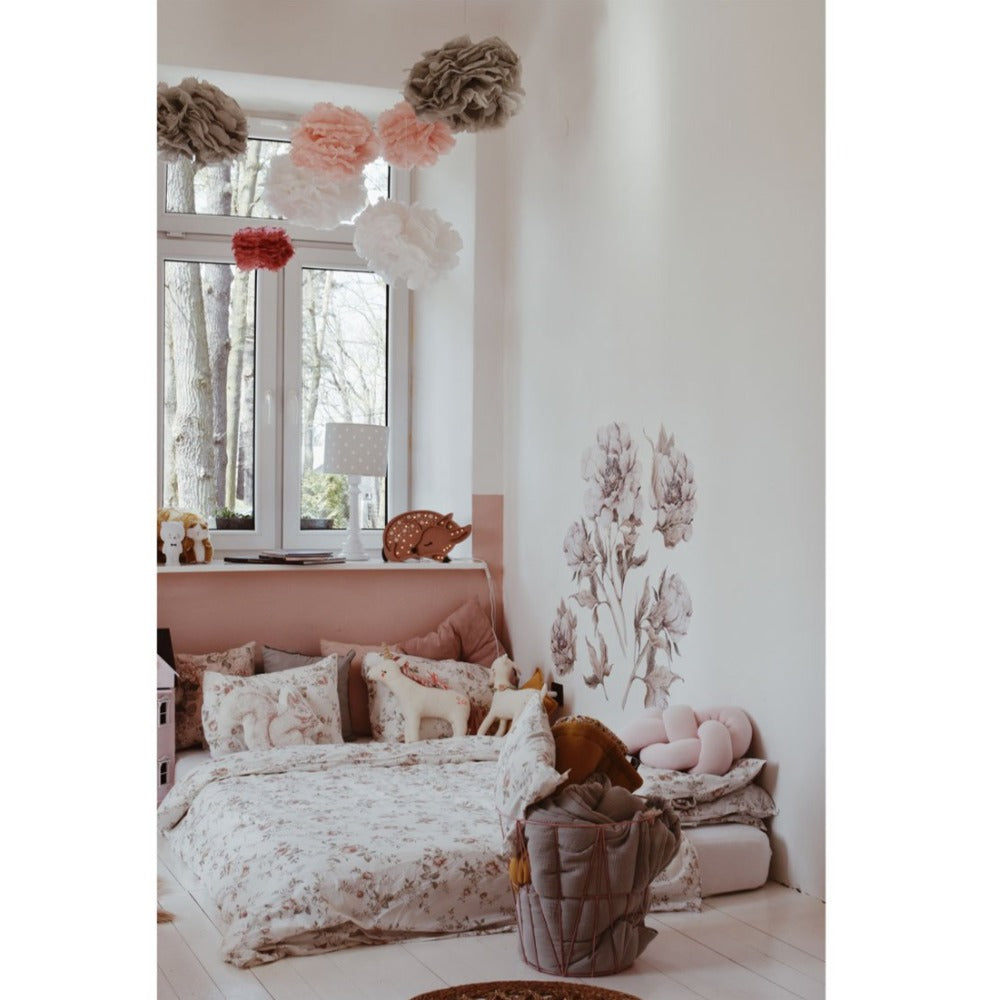 Dekornik wall sticker Peony L polyester