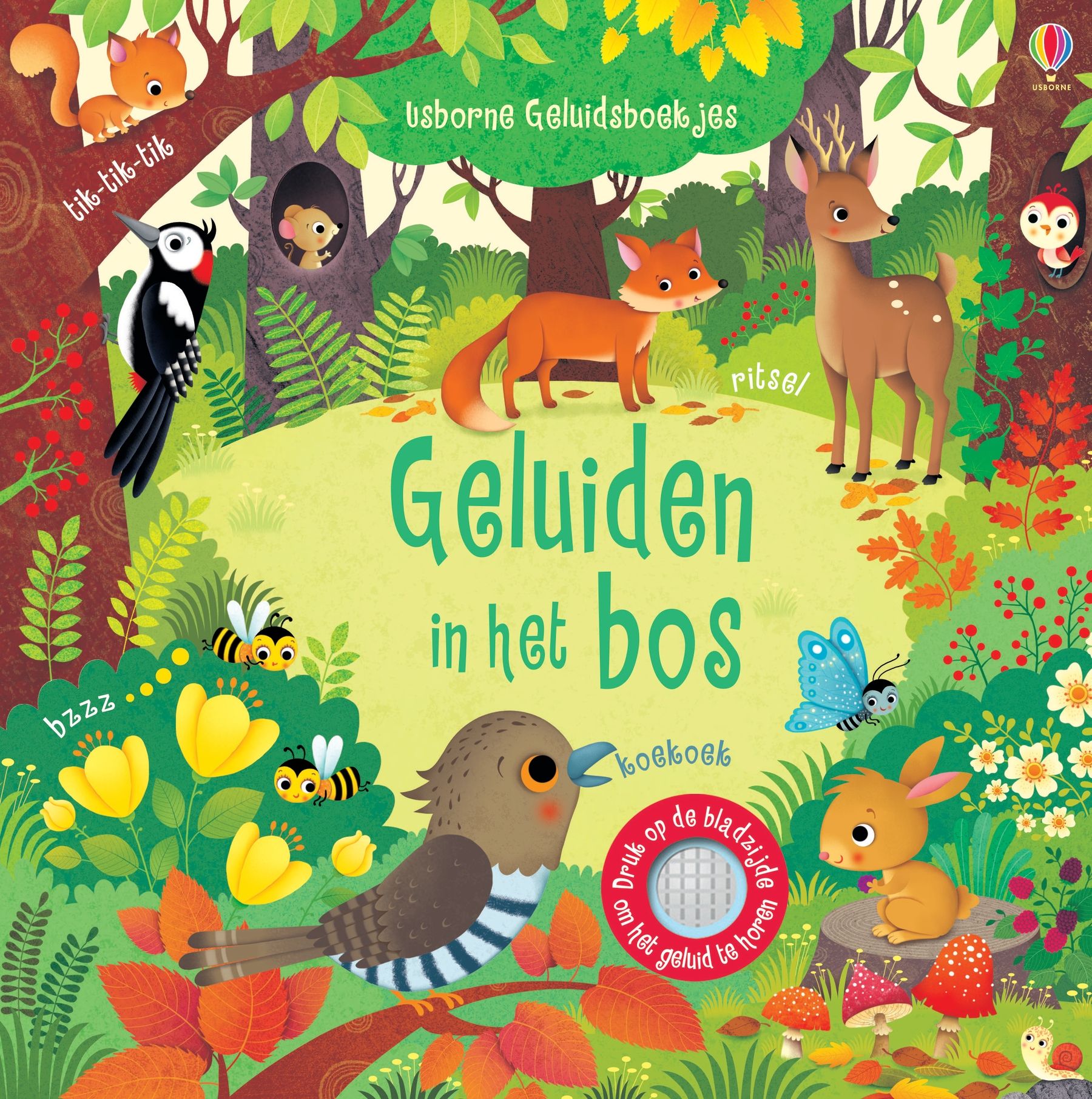 Sounds in the forest - sound book 1 yr+