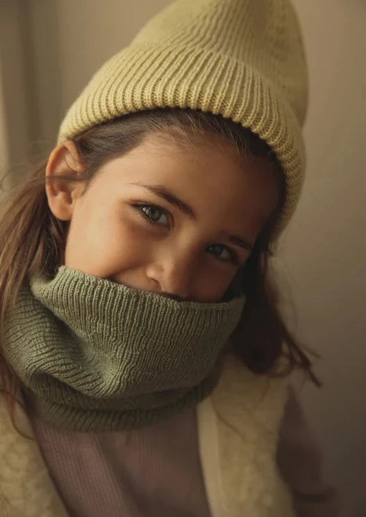 HVID turtleneck scarf Gigi artichoke 0-6 yrs