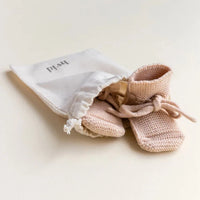 HVID slippers off white 0-12 months