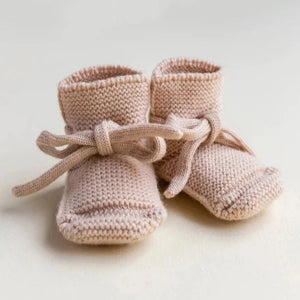 HVID slippers off white 0-12 months