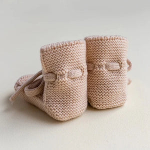 HVID slippers off white 0-12 months