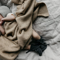 HVID slippers charcoal 0-9 months