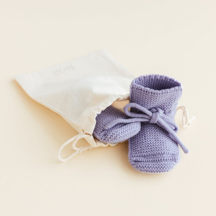 HVID slippers lilac 0-9 months