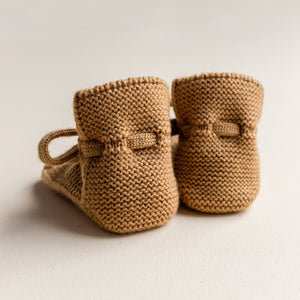 HVID slippers ocher 0-9 months
