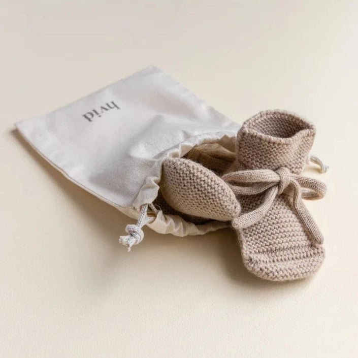 HVID slippers sand 0-9 months