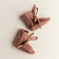 HVID slippers terracotta 0-9 months