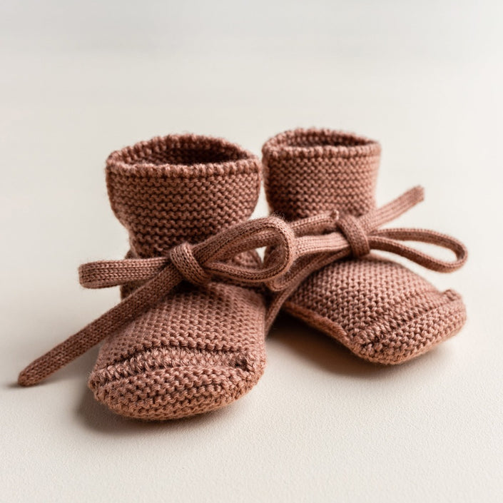 HVID slippers terracotta 0-9 months