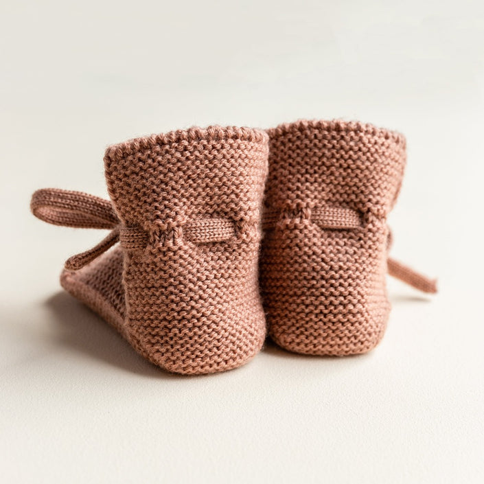 HVID slippers terracotta 0-9 months