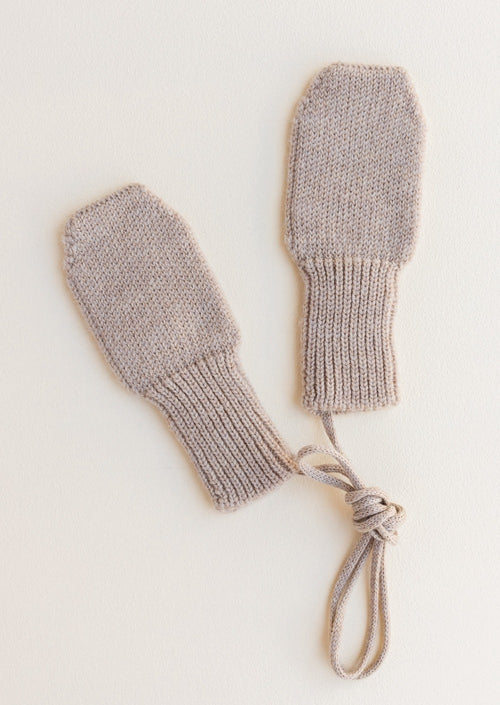 HVID mittens Fiza sand 6-24 months