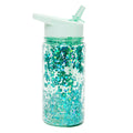 Petit Monkey drinking bottle glitter green lily