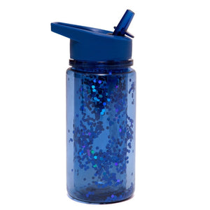 Petit Monkey drinking bottle glitter night blue