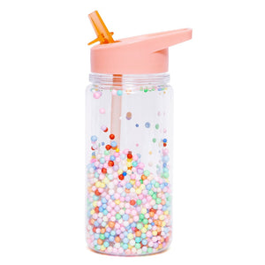 Petit Monkey drinking bottle macaron popsicles coral