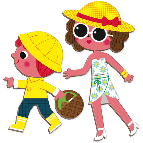 JANOD magnetic book 4 seasons 3yrs+ superstevig karton