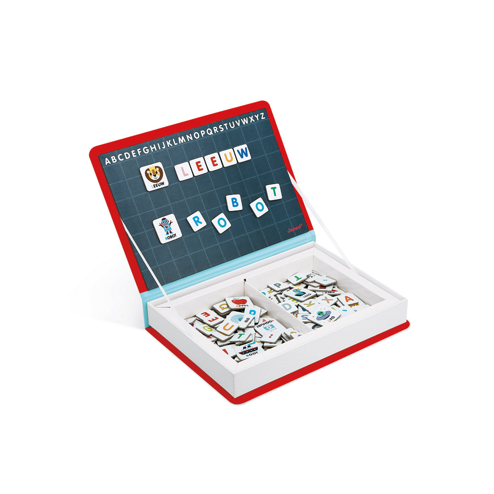 JANOD magnetic book alphabet NL 3yrs+ 3700217325916