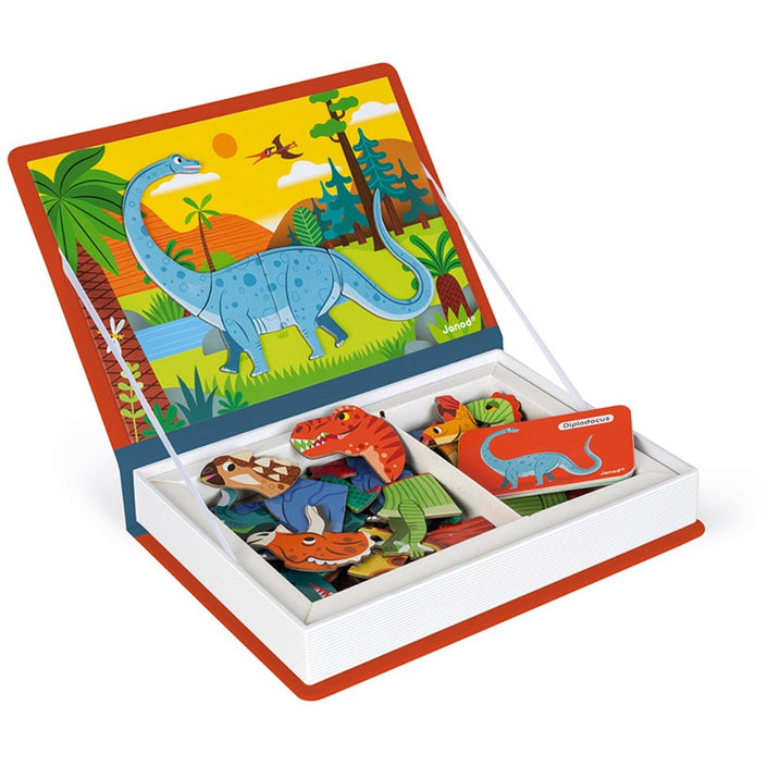 JANOD magnetic book dinosaur 3yrs+