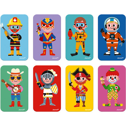 JANOD magnetic book costumes boys 3 yrs+ superstevig karton
