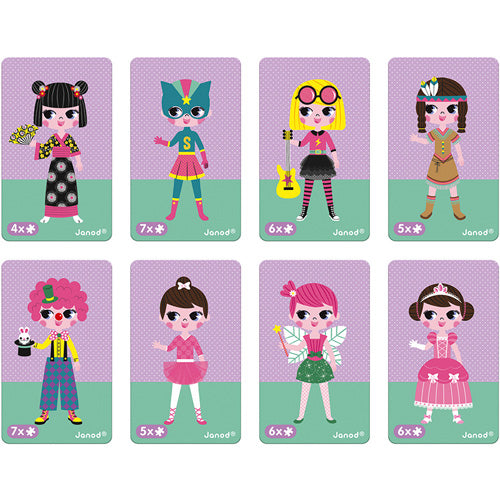 JANOD magnetic book costumes girls 3 yrs+ superstevig karton