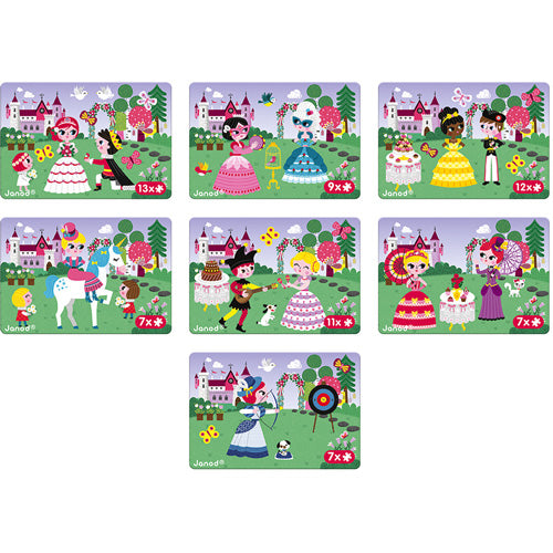 JANOD magnetic book princesses 3 yrs+ superstevig karton