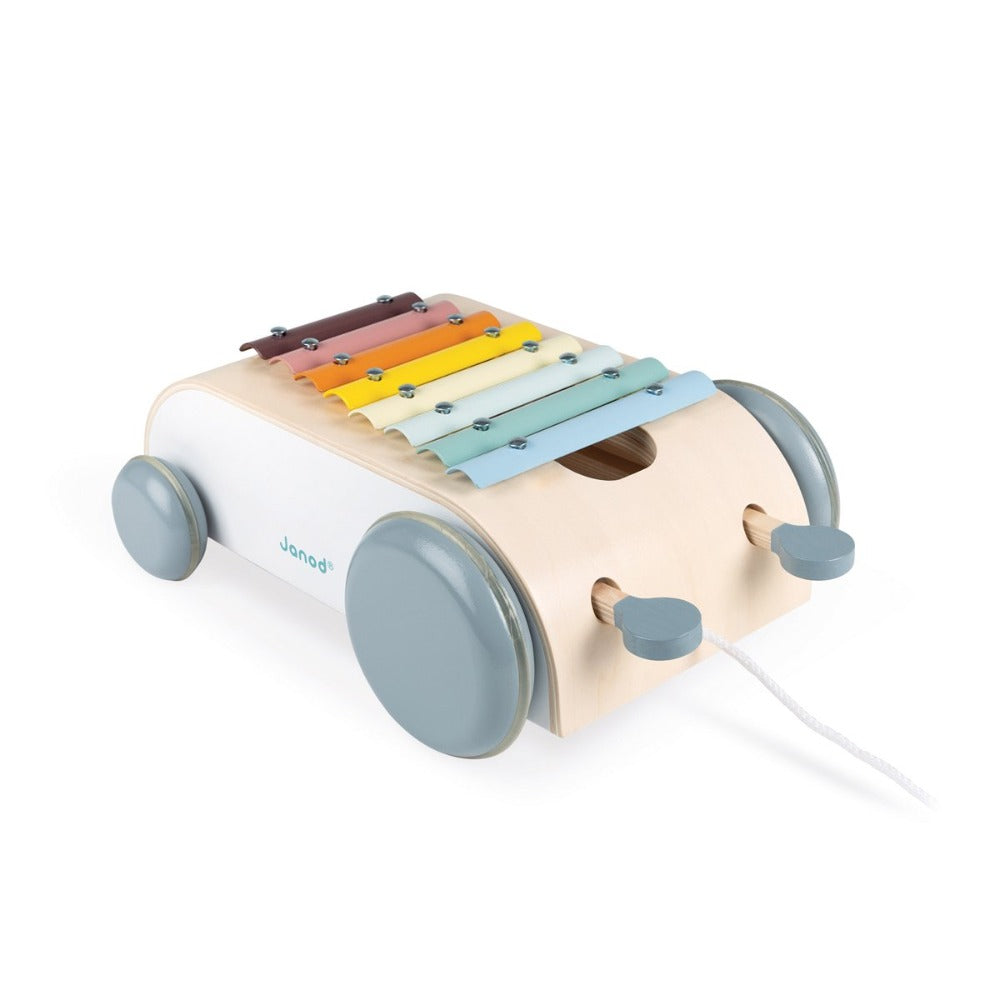 JANOD pure pull car + xylophone 18 months+