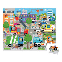 JANOD puzzle The city 4yrs+ / 36 pcs