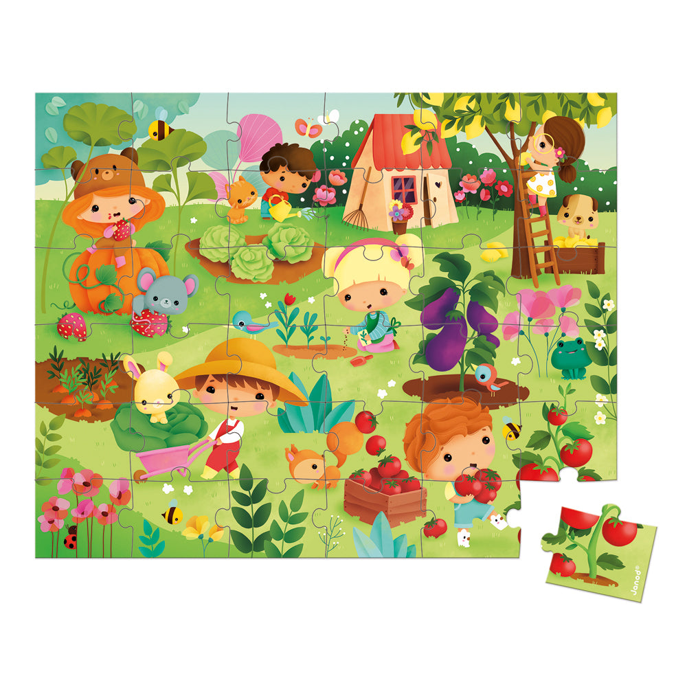Buy JANOD puzzle Garden 4yrs+ / 36 pcs