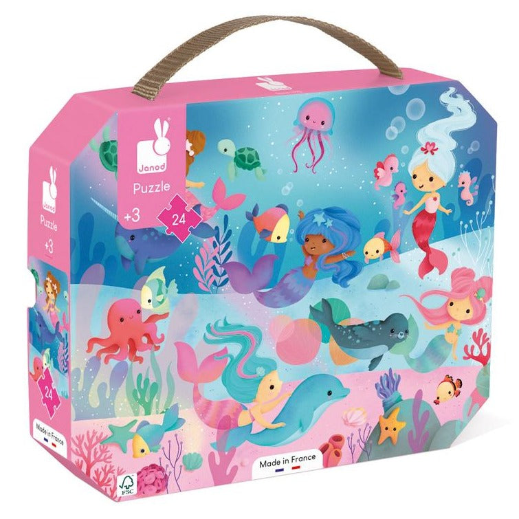JANOD puzzle Mermaids 3yrs+/ 24 pcs