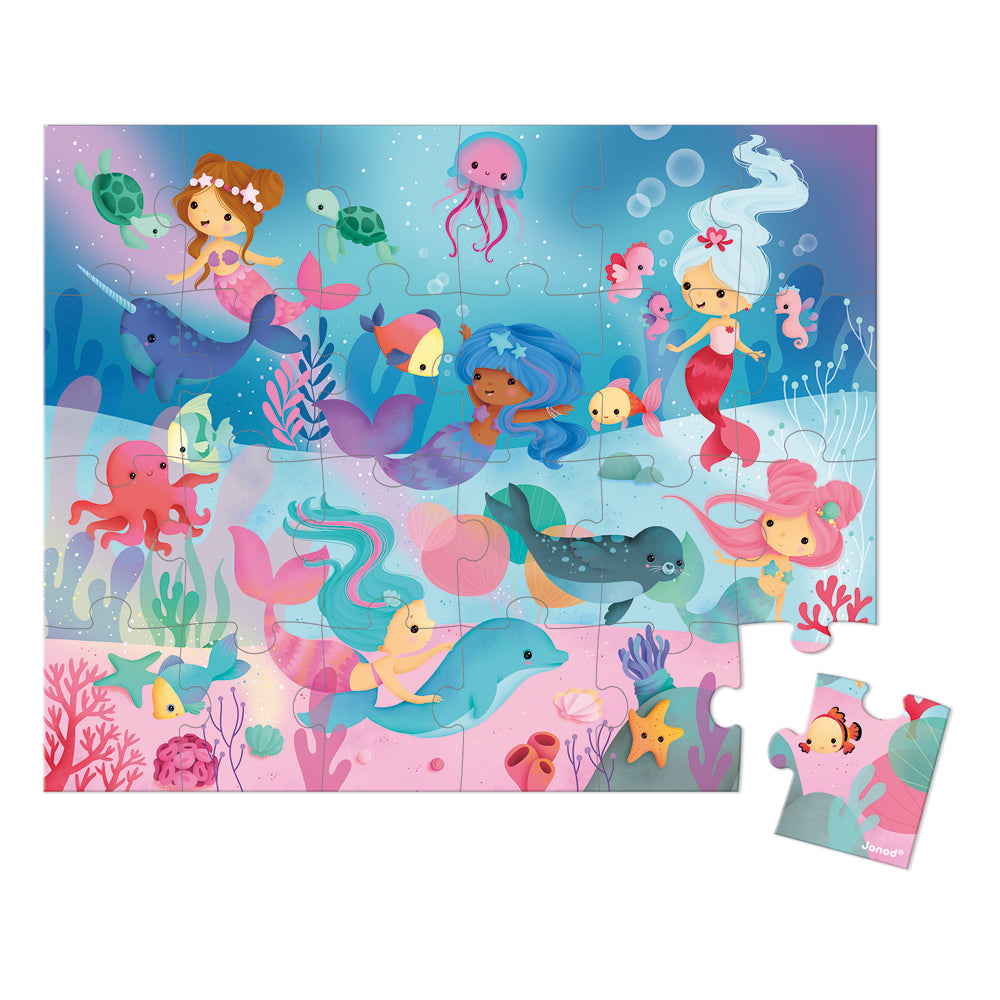JANOD puzzle Mermaids 3yrs+/ 24 pcs 3700217326135