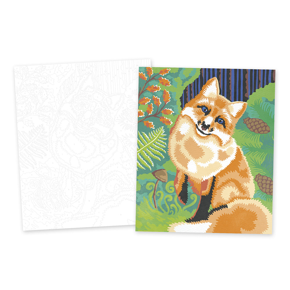 JANOD painting by numbers Woodland animals 7yrs+