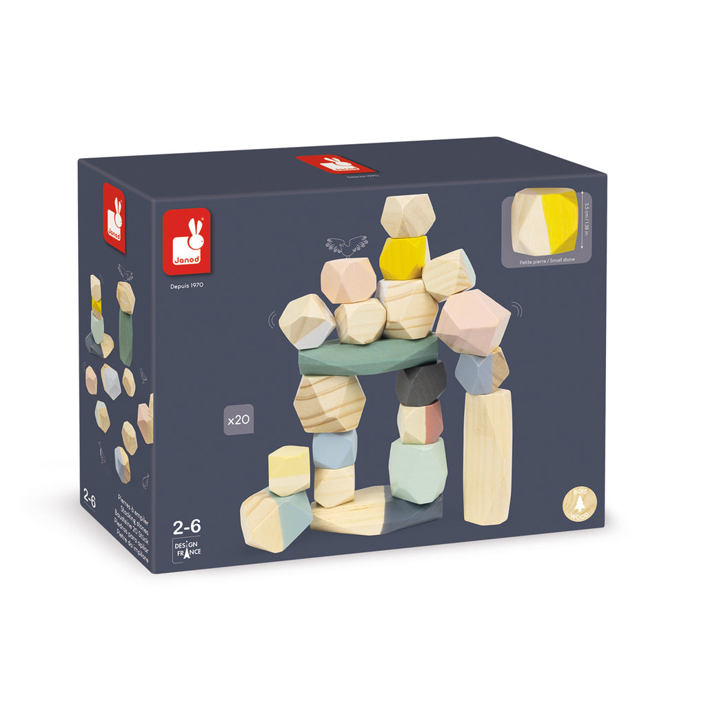 JANOD stacking stones sweet cocoon 2yrs+ Hout