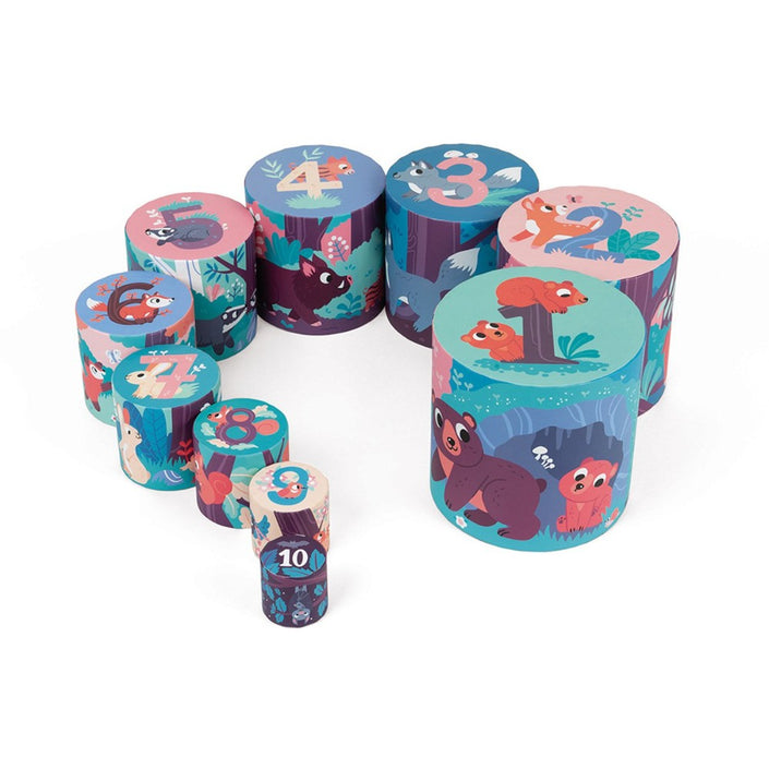 JANOD forest animal stacking tower 1 yr+