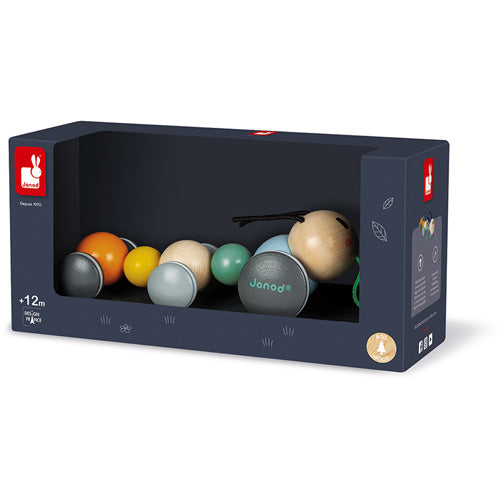 JANOD pull figure caterpillar sweet cocoon 1yr+