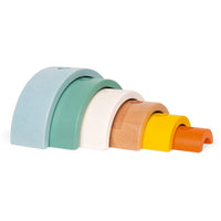 JANOD pull figure turtle + stacker 1yr+