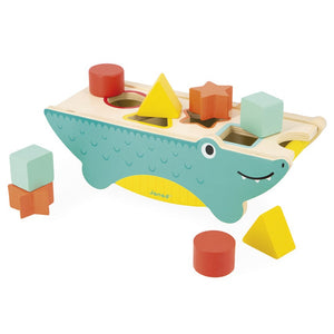 JANOD tropic shape sorter crocodile 1yr+